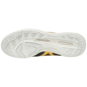 Mizuno Morelia Sala Classic Indoor Ποδοσφαιρικα Παπουτσια Ανδρικα - Μαυρα/Χρυσο Χρωμα